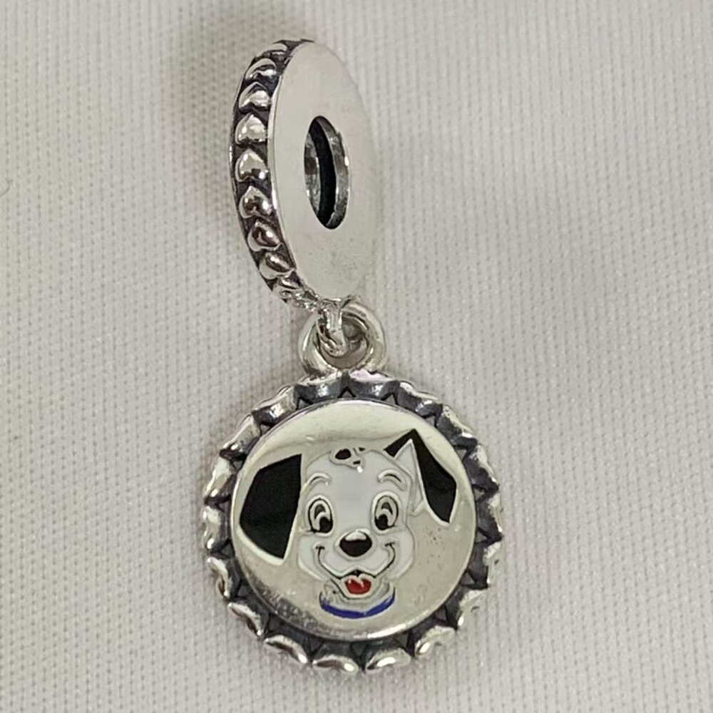 Pandora Disney Parks Exclusive 101 Dalmatians Lucky Dog Mom Charm, S925 Silver